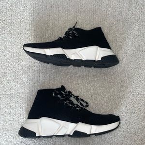 Balenciaga Trainer Mesh Lace-Up Sneakers